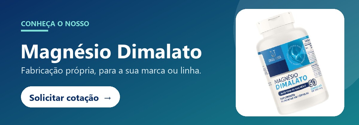 Magnésio Dimalato União Flora: solicitar cotação