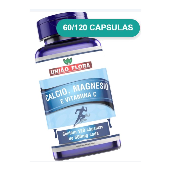 Cálcio, Magnésio e Vitamina C União Flora