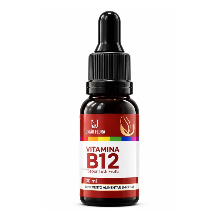 Vitamina B12 em Gotas União Flora